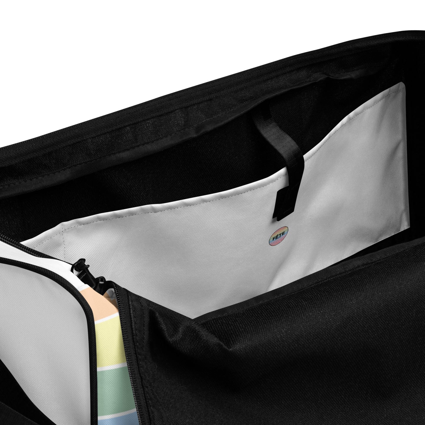 Duffle Bag in Fun Fetti Pastel Colours