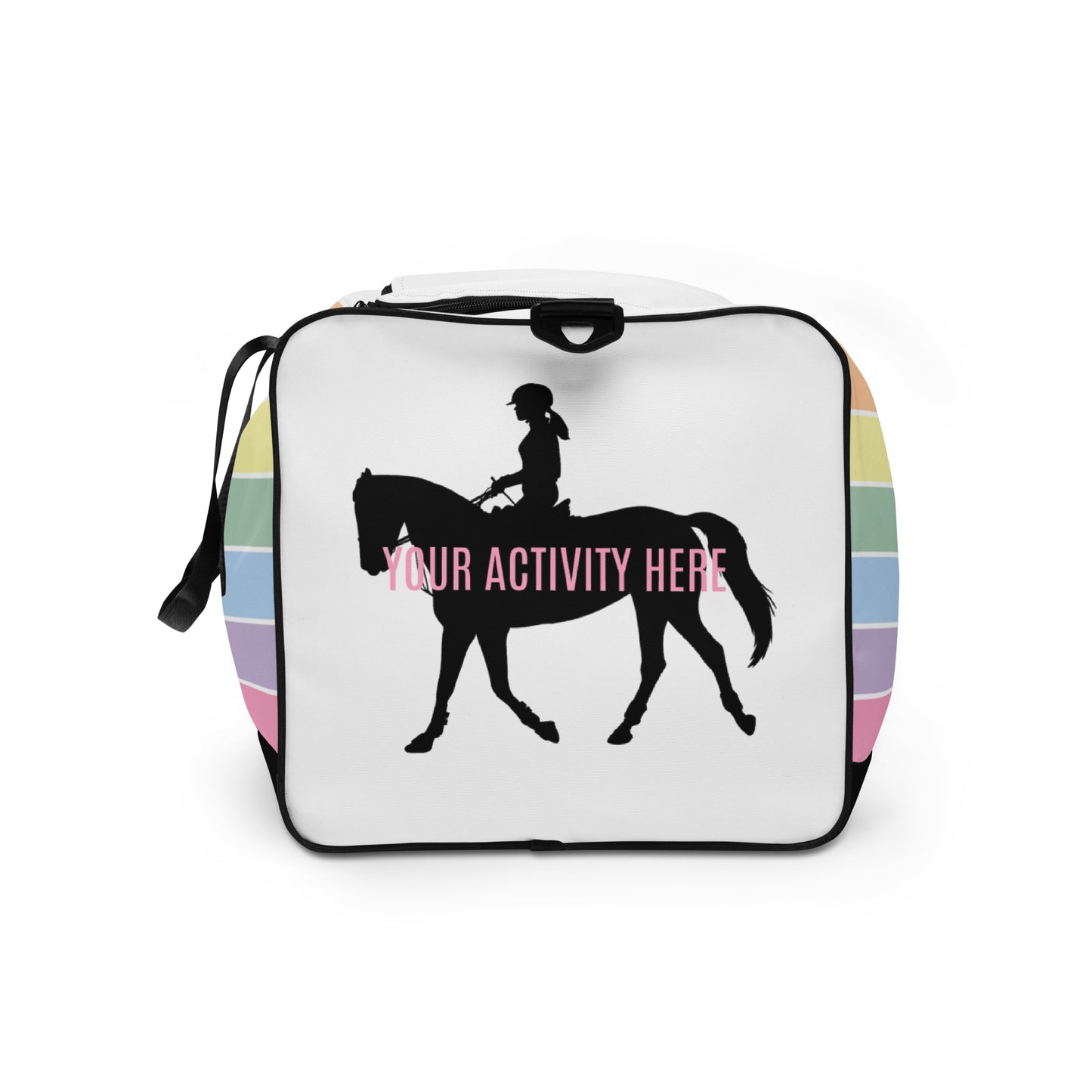 Duffle Bag in Fun Fetti Pastel Colours