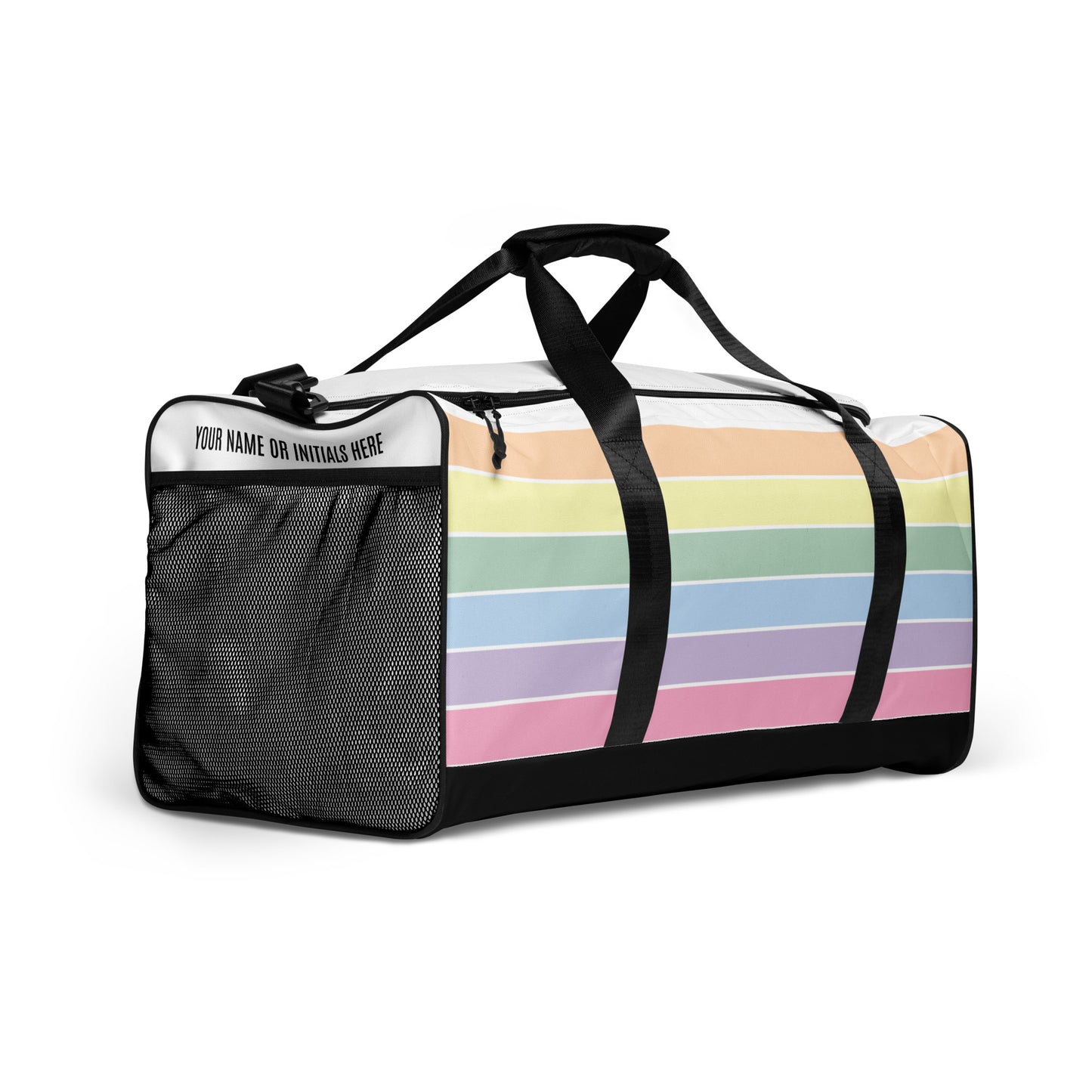 Duffle Bag in Fun Fetti Pastel Colours