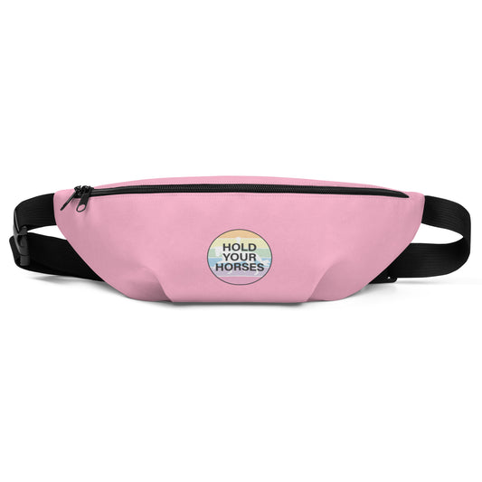 Fanny Pack "HOLD YOUR HORSES" in Cotton Candy
