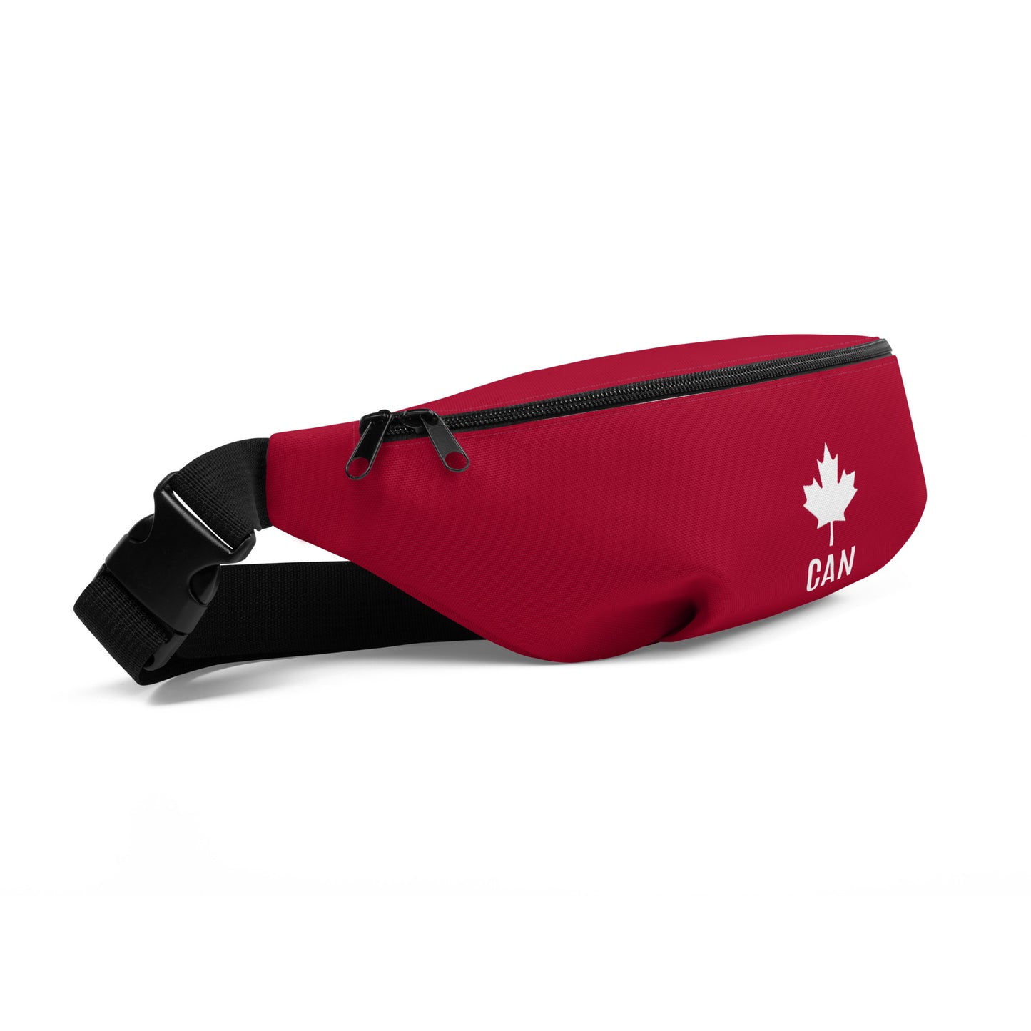 Fanny Pack "CAN" Maple Leaf in Barn Red