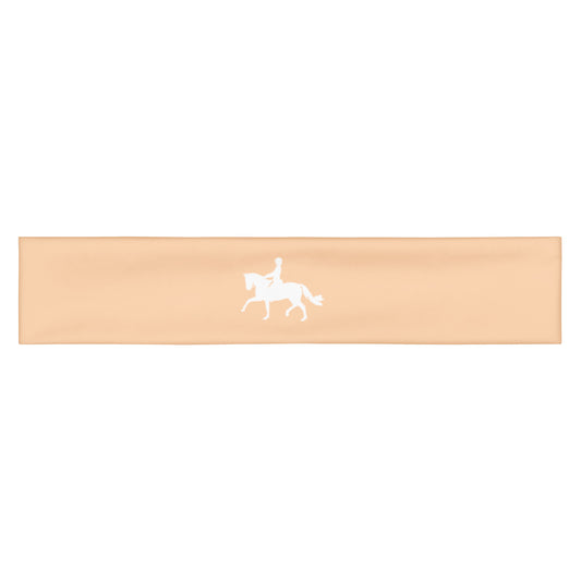 Headband Equestrian in Peach Creamsicle