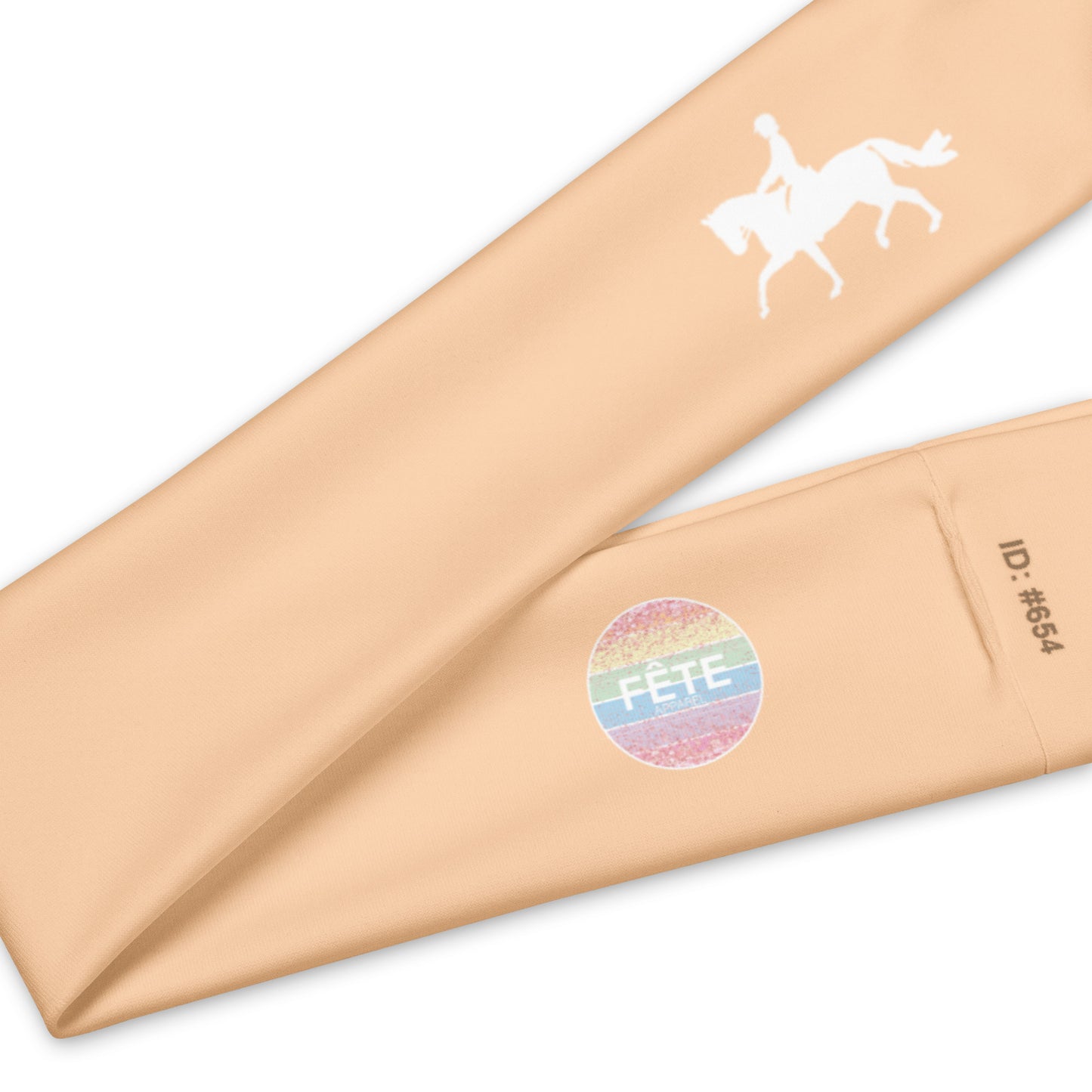 Headband Equestrian in Peach Creamsicle