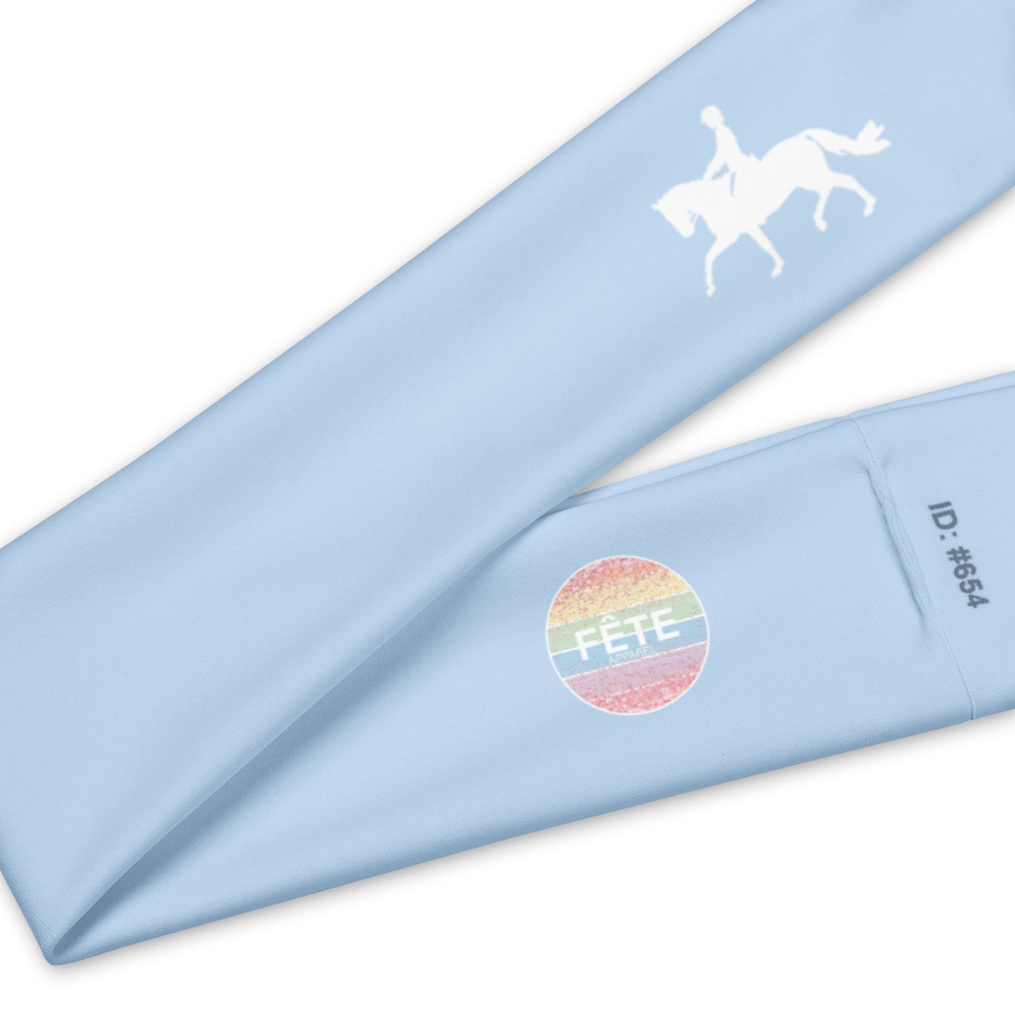 Headband Equestrian in Blue Bubblegum