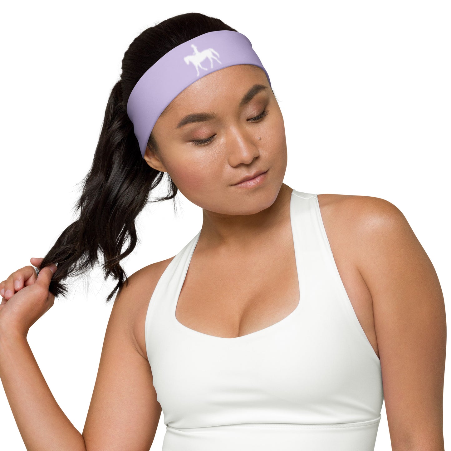 Headband Equestrian in Grape Taffy