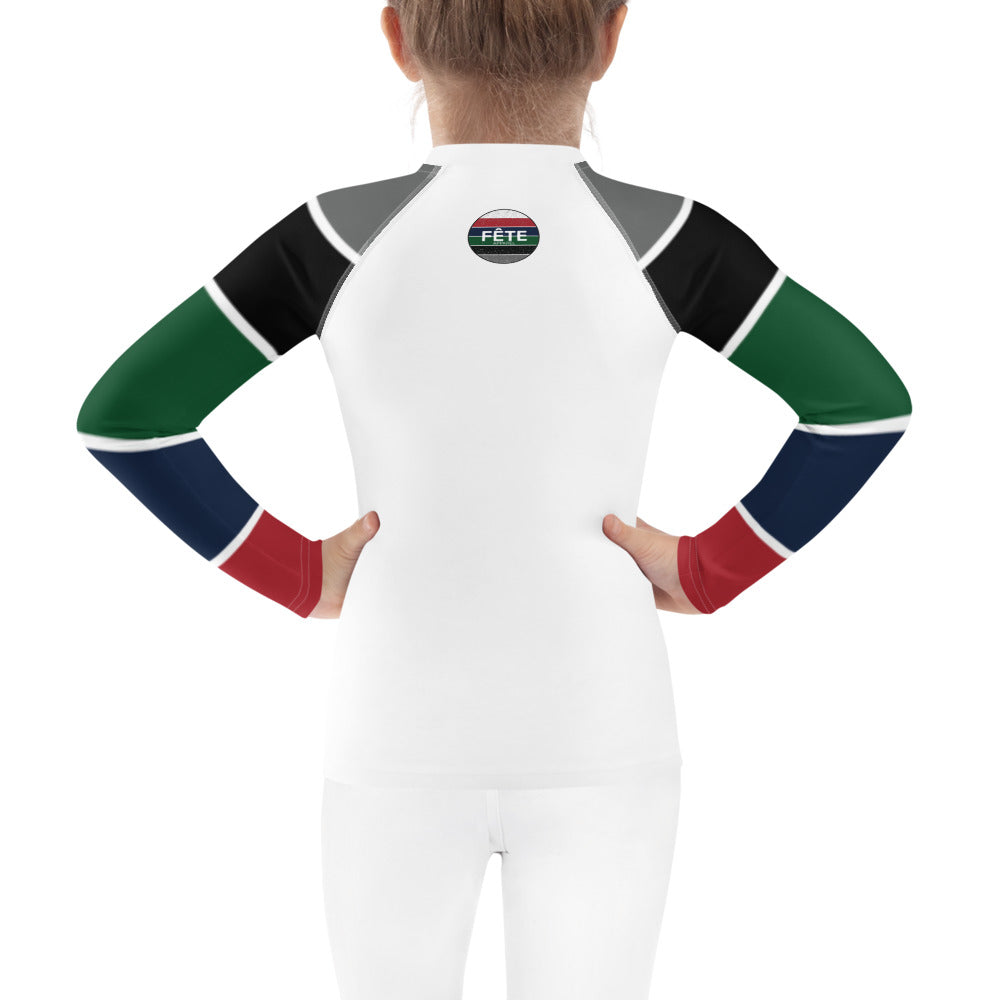 Children's Long-Sleeved Sun Shirt "BEING RAISED IN A BARN" in Francis XI Classic Colours