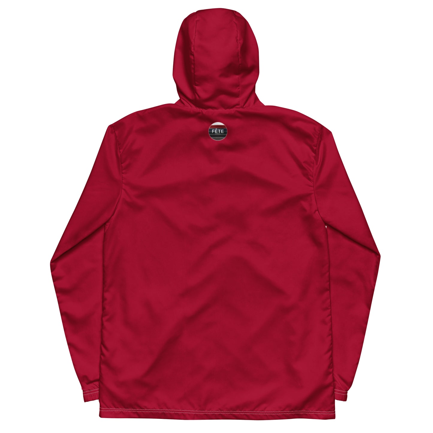 Men’s Windbreaker "ON THE EH TEAM" in Barn Red