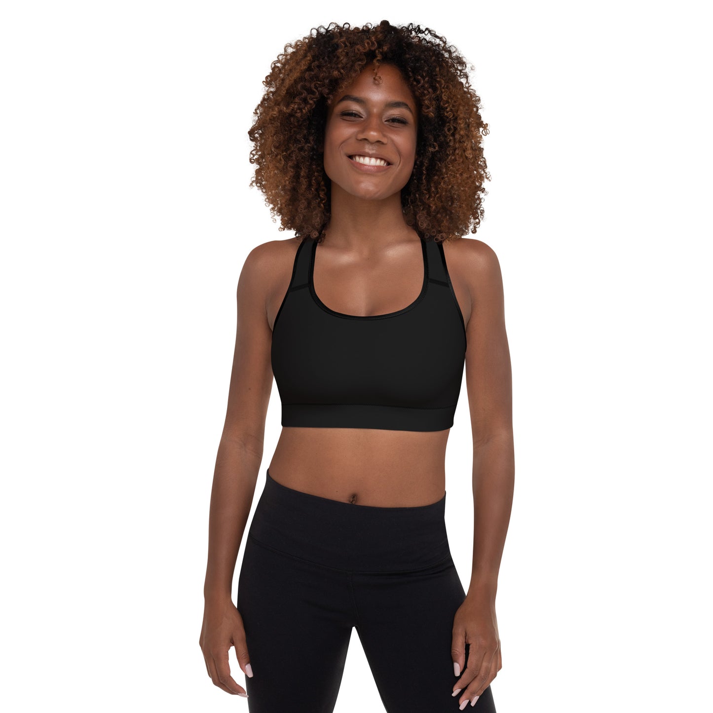 Women's Sports Bra in Basic Black & Classic White