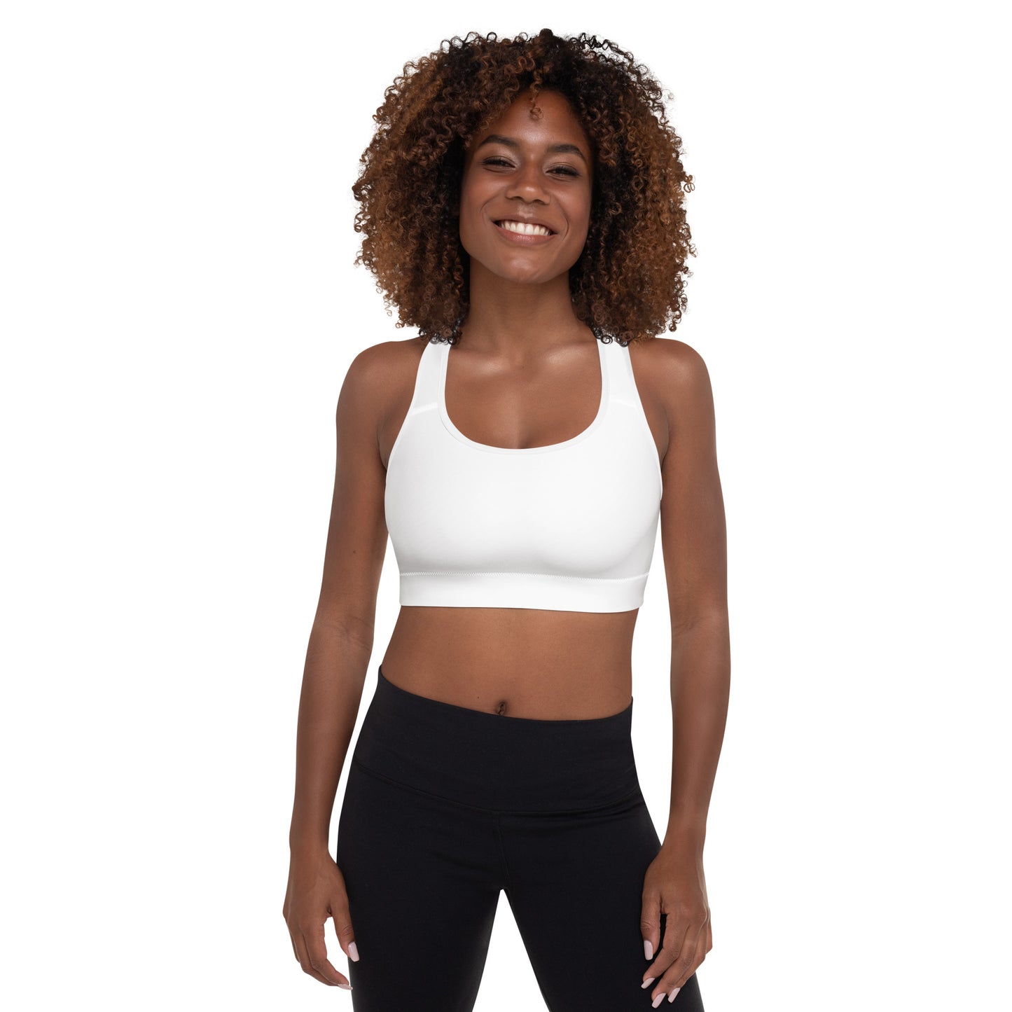 Women's Sports Bra in Classic White