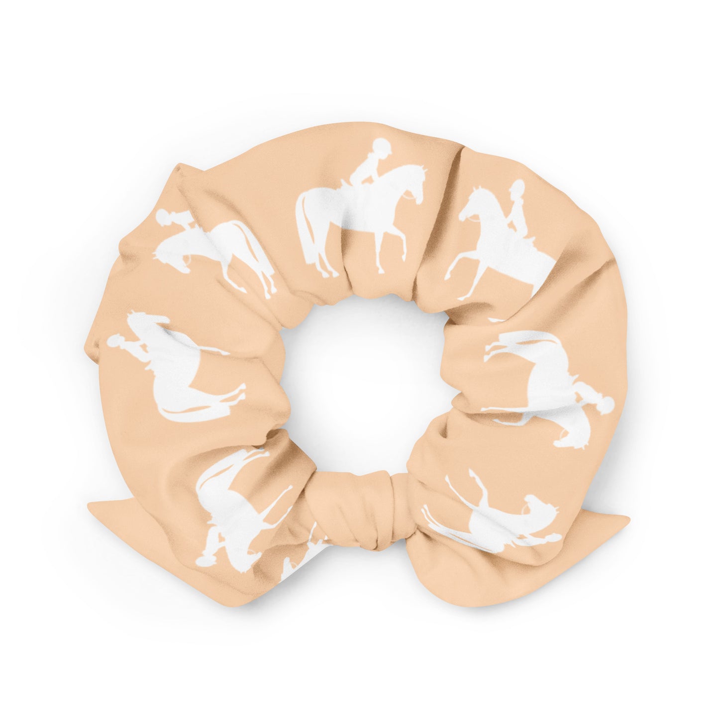 Scrunchie Equestrian in Peach Creamsicle