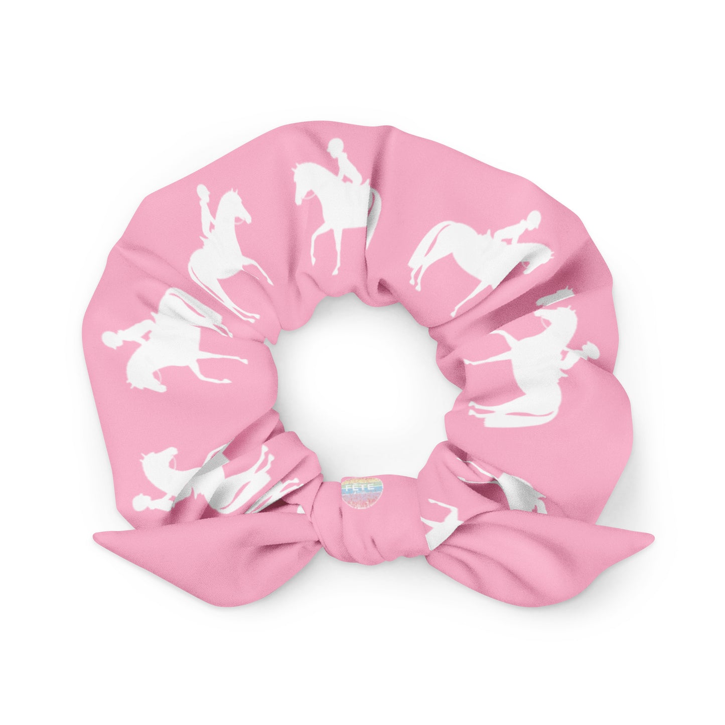 Scrunchie Equestrian in Cotton Candy