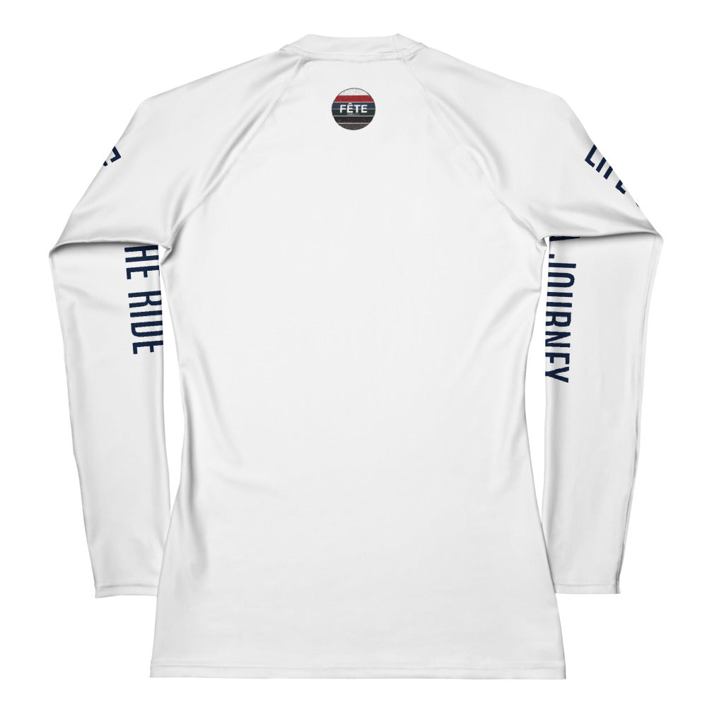 Women's Long-Sleeved Sun Shirt "LIFE'S A JOURNEY" in Francis XI Classic Colours