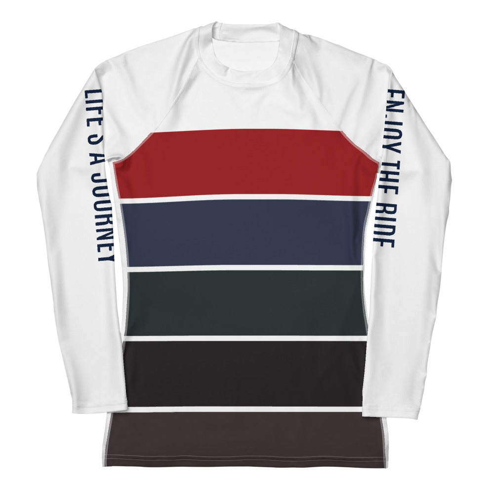 Women's Long-Sleeved Sun Shirt "LIFE'S A JOURNEY" in Francis XI Classic Colours