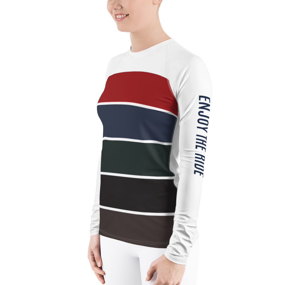 Women's Long-Sleeved Sun Shirt "LIFE'S A JOURNEY" in Francis XI Classic Colours