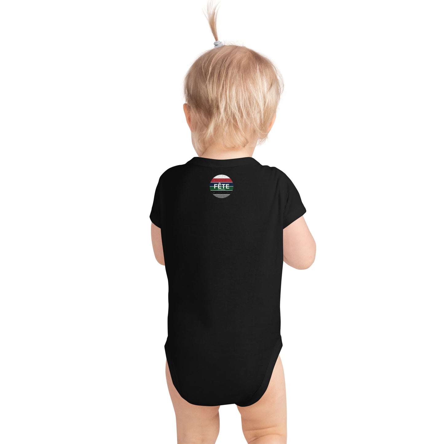 Infant Onesie "BEING RAISED IN A BARN" on Basic Black, Heather Grey or Classic White