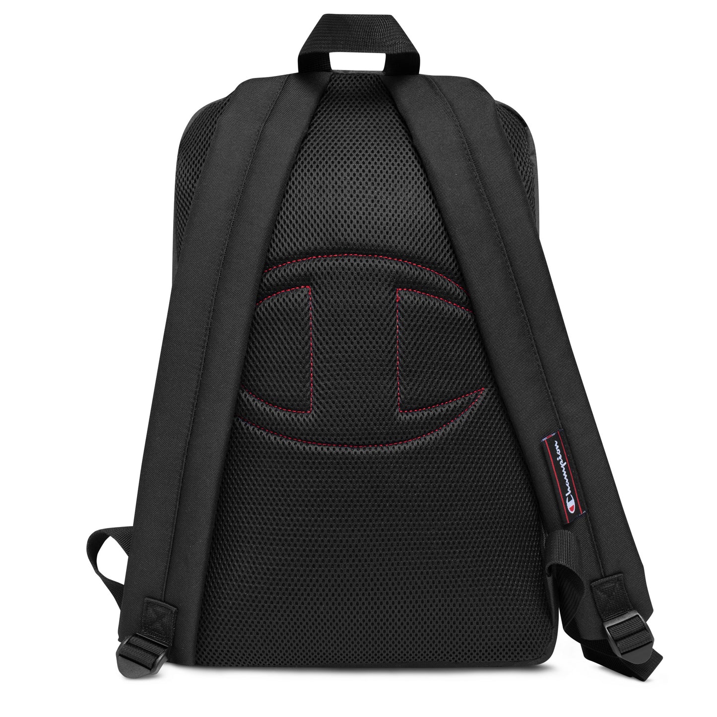 Backpack "HORIZON EQUESTRIAN" Embroidered in Classic White on Heather Grey & Basic Black