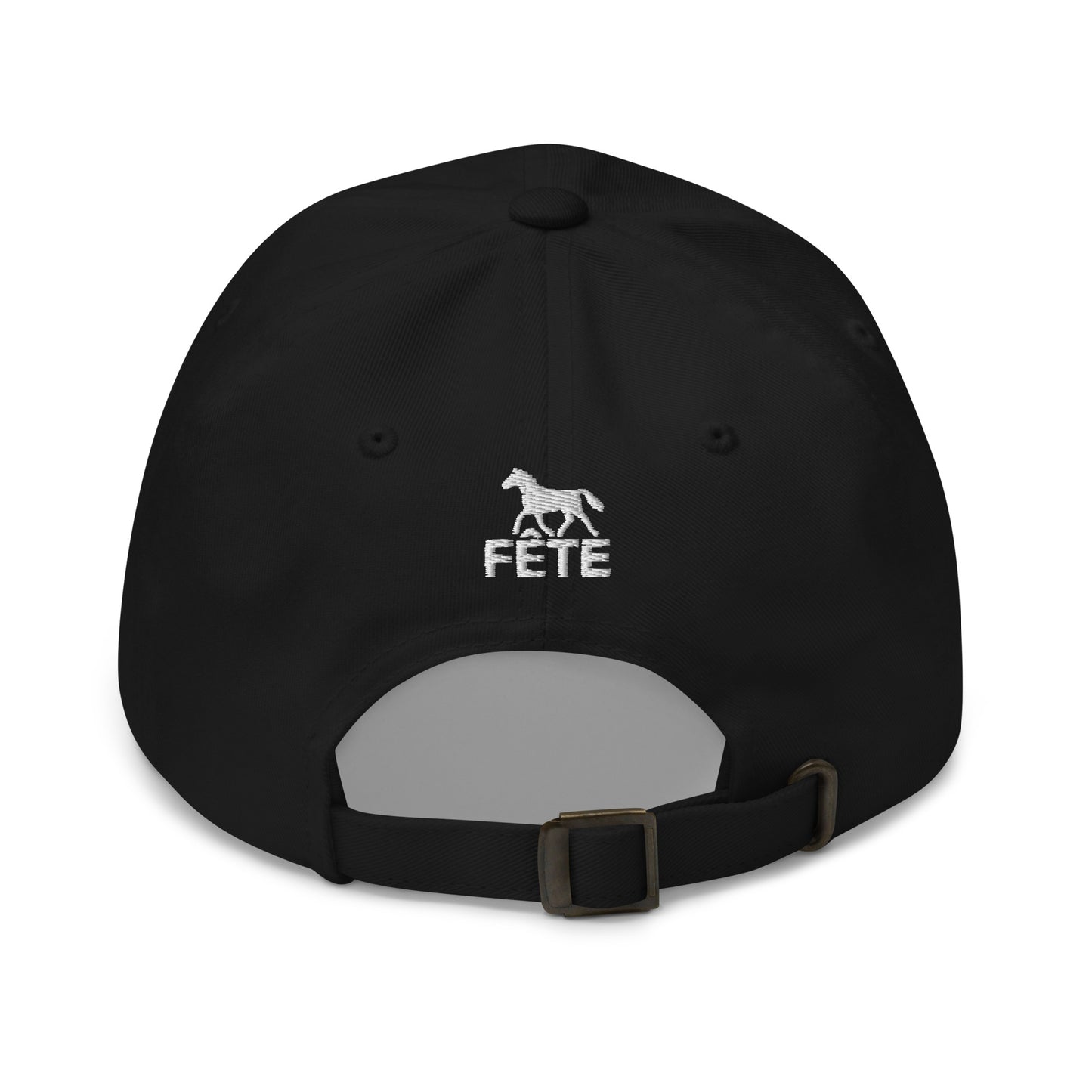 Adjustable Cap "SOLACE STABLES" Embroidered in Classic White on Basic Black or Storm Grey