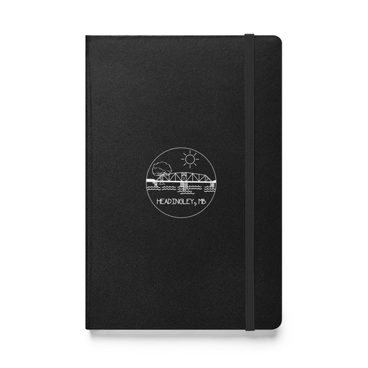 Journal "HEADINGLEY, MB" in Classic White on Basic Black, French Navy or Canadian Red