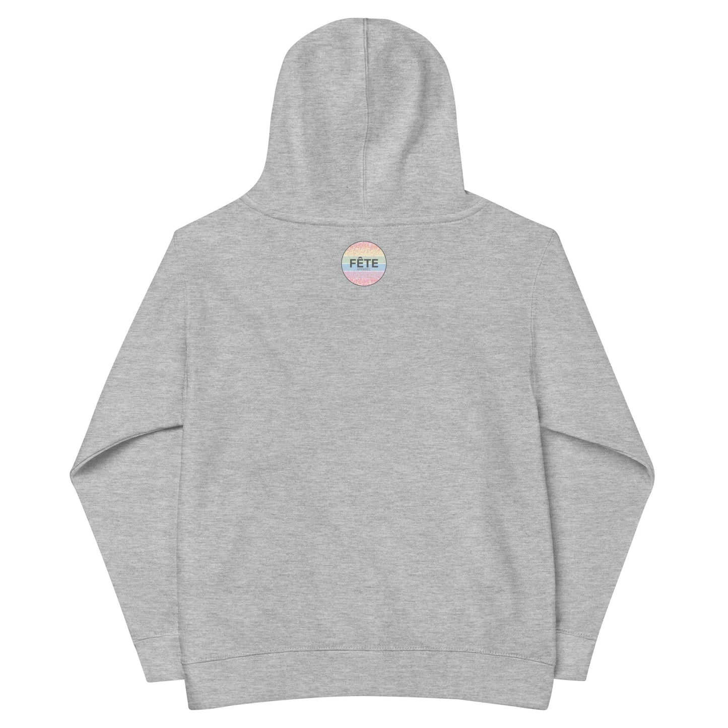 Children's Fleece Hoodie "HOLD YOUR HORSES" in Classic White or Heather Grey