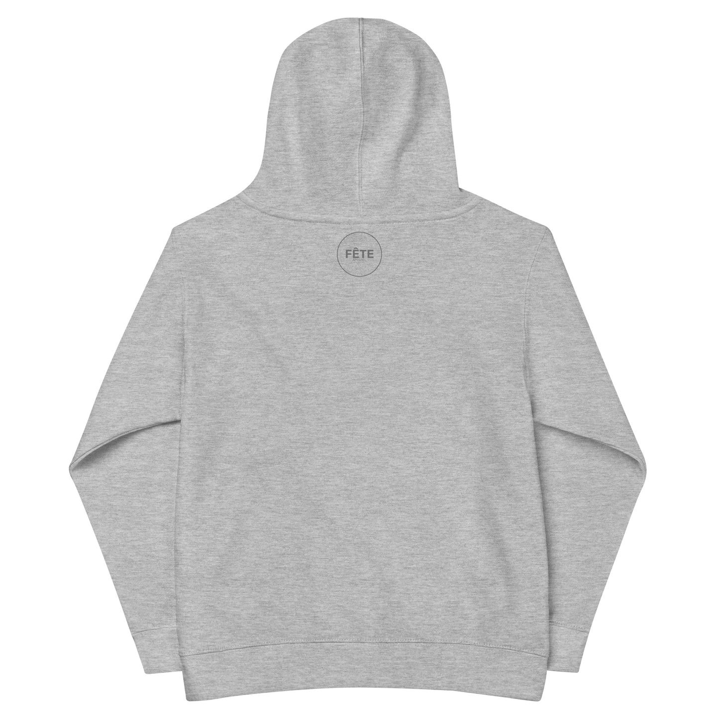Children's Fleece Hoodie "COOKIES IMPROVE PERFORMANCE" Heart in Classic White or Heather Grey