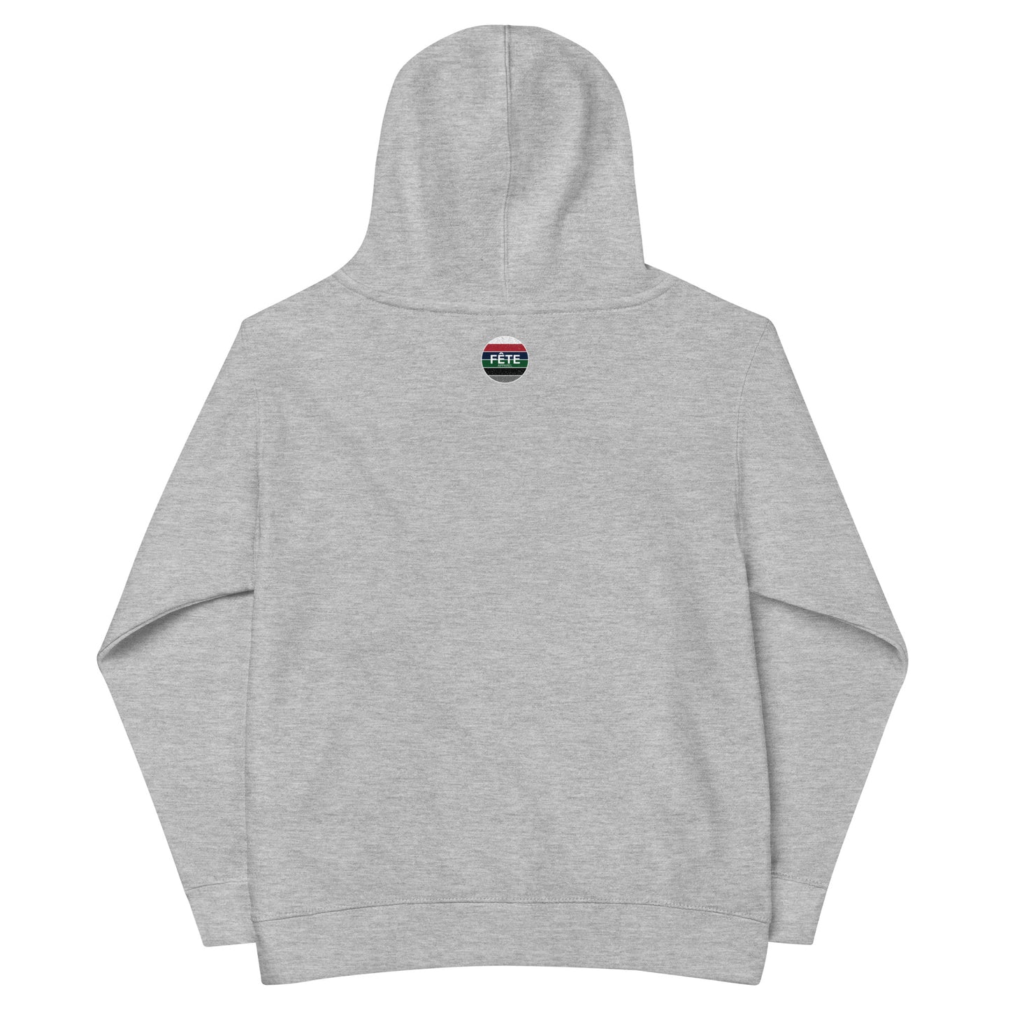 Children's Fleece Hoodie "HEADINGLEY, MB" Embroidered in Basic Black on Classic White or Heather Grey