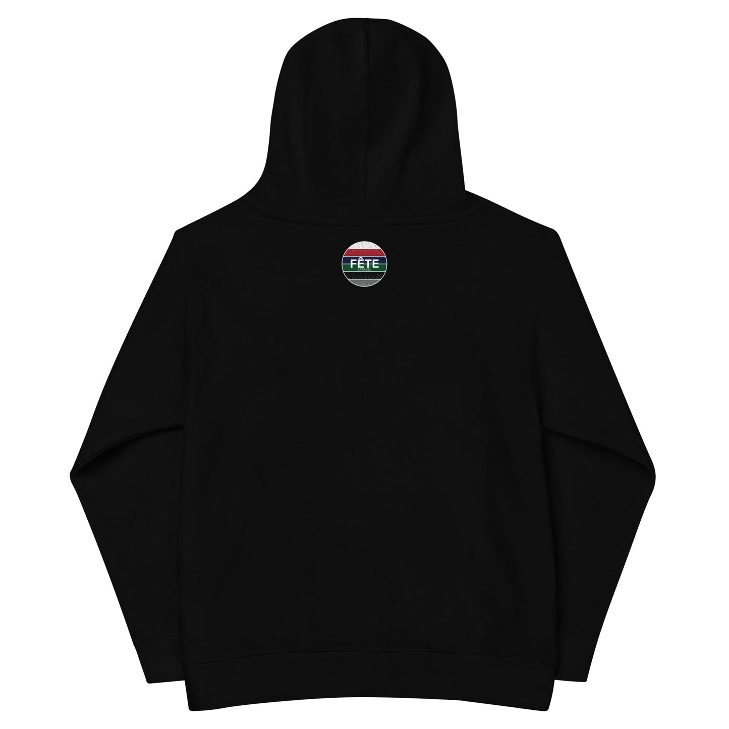 Children's Fleece Hoodie "EAT SLEEP RIDE REPEAT" in Basic Black or French Navy