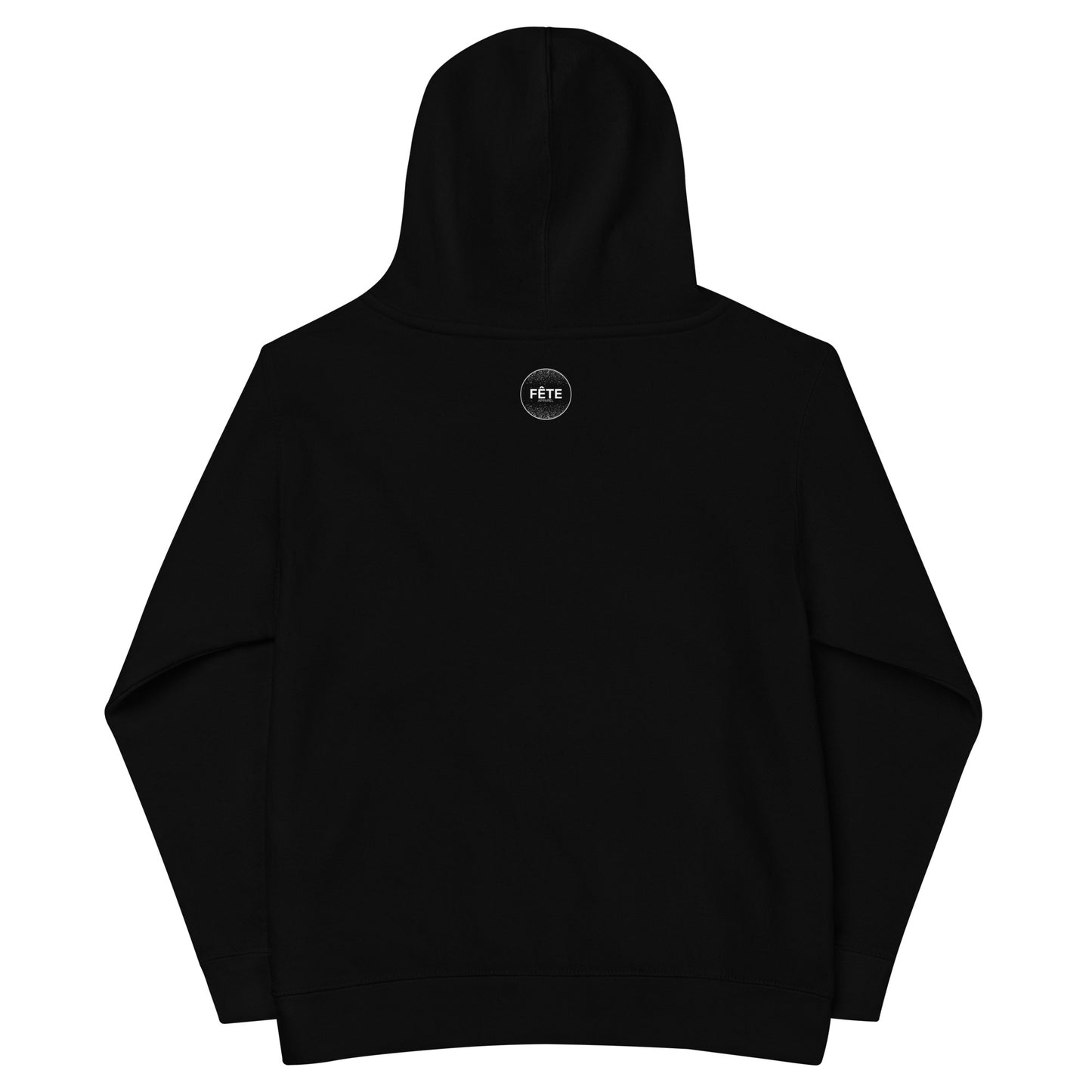 Children's Fleece Hoodie "SOLACE STABLES" Embroidered in Classic White on Basic Black or French Navy