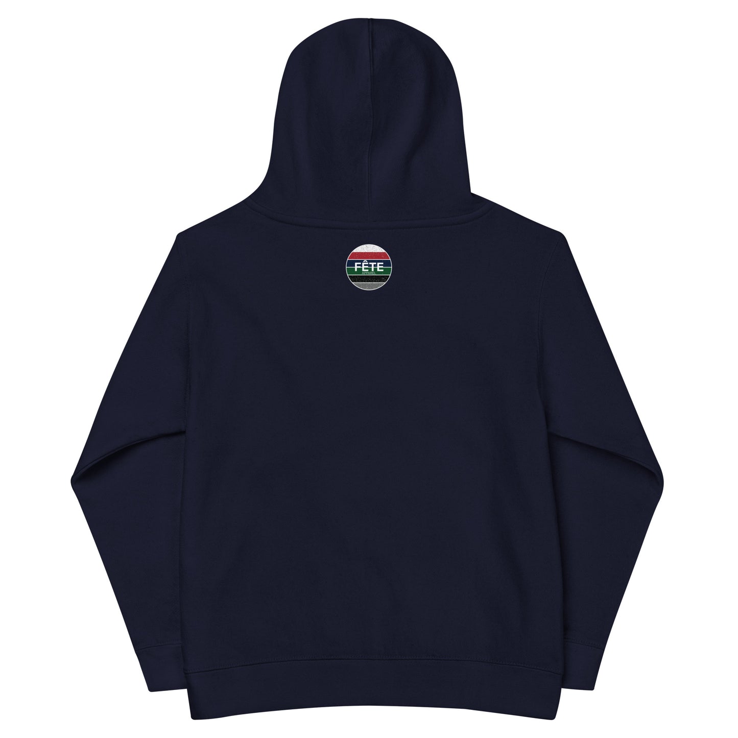 Children's Fleece Hoodie "EAT SLEEP RIDE REPEAT" in Basic Black or French Navy