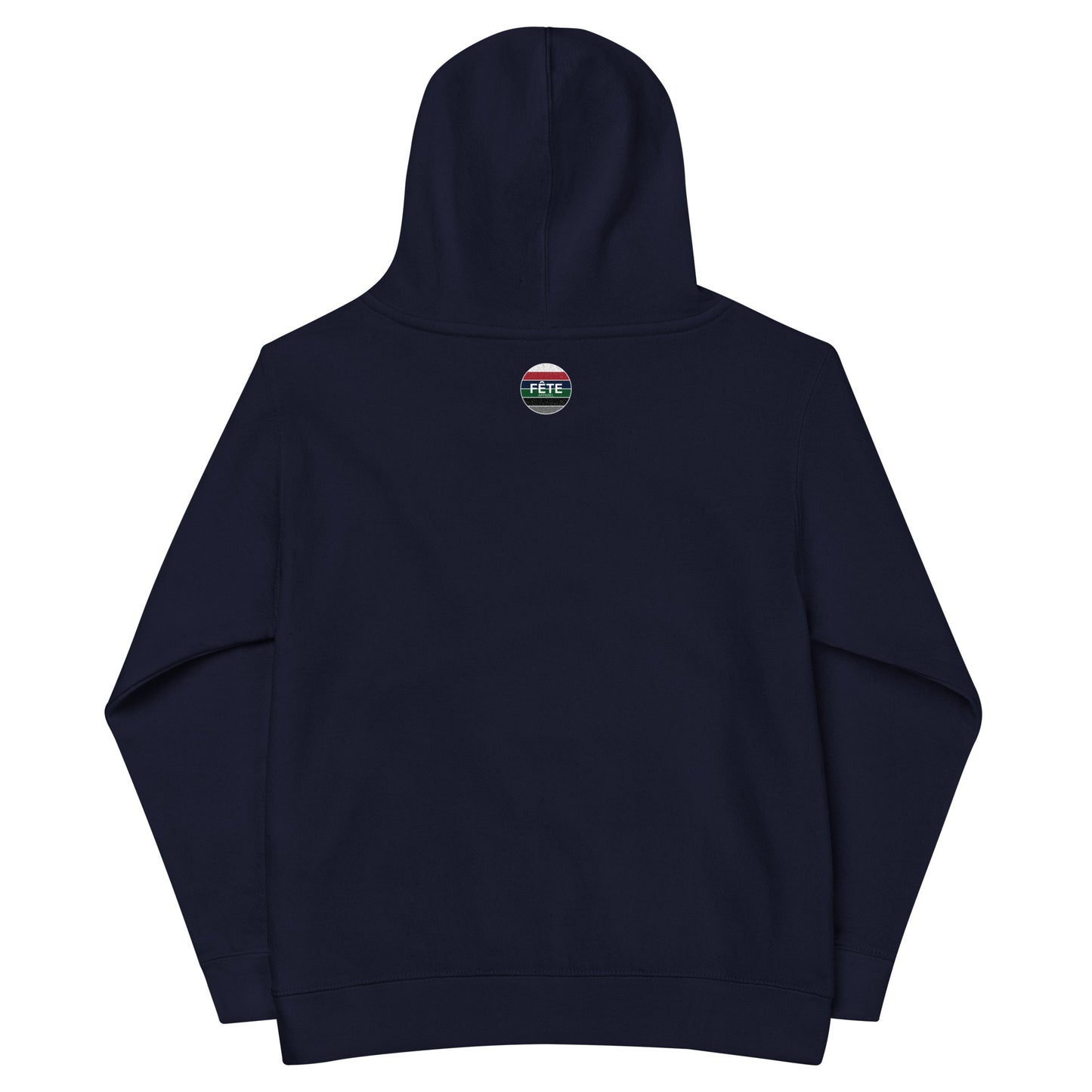 Children's Fleece Hoodie "HEADINGLEY, MB" Embroidered in Classic White on Basic Black or French Navy