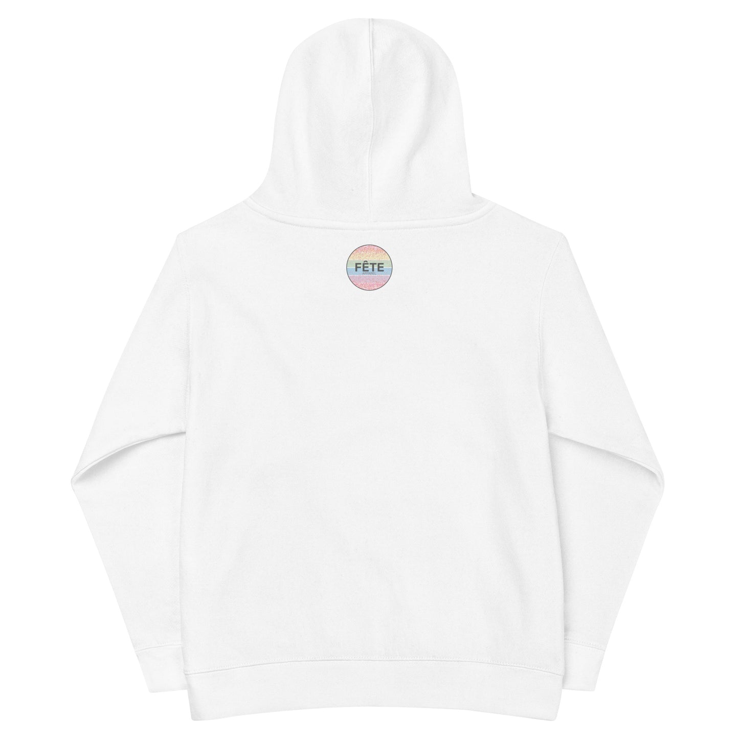 Children's Fleece Hoodie "HOLD YOUR HORSES" in Classic White or Heather Grey