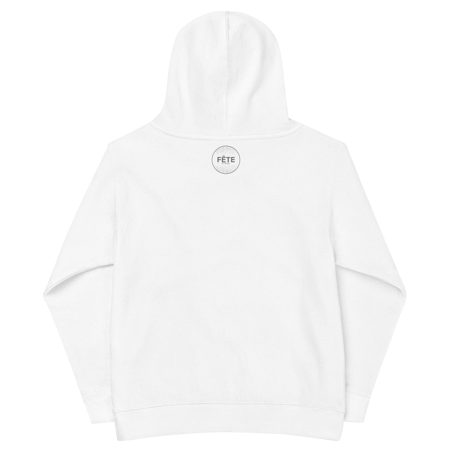 Children's Fleece Hoodie "COOKIES IMPROVE PERFORMANCE" Star in Classic White or Heather Grey