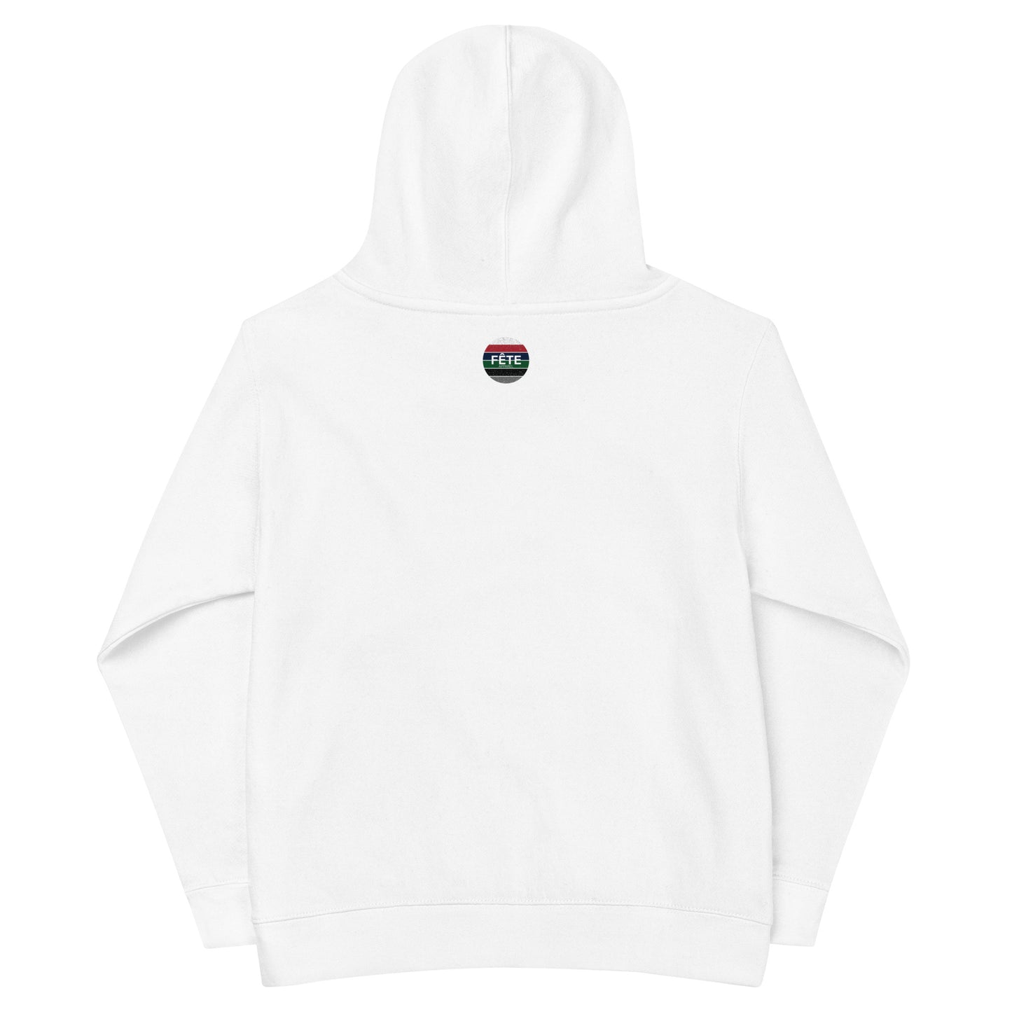 Children's Fleece Hoodie "HEADINGLEY, MB" Embroidered in Basic Black on Classic White or Heather Grey