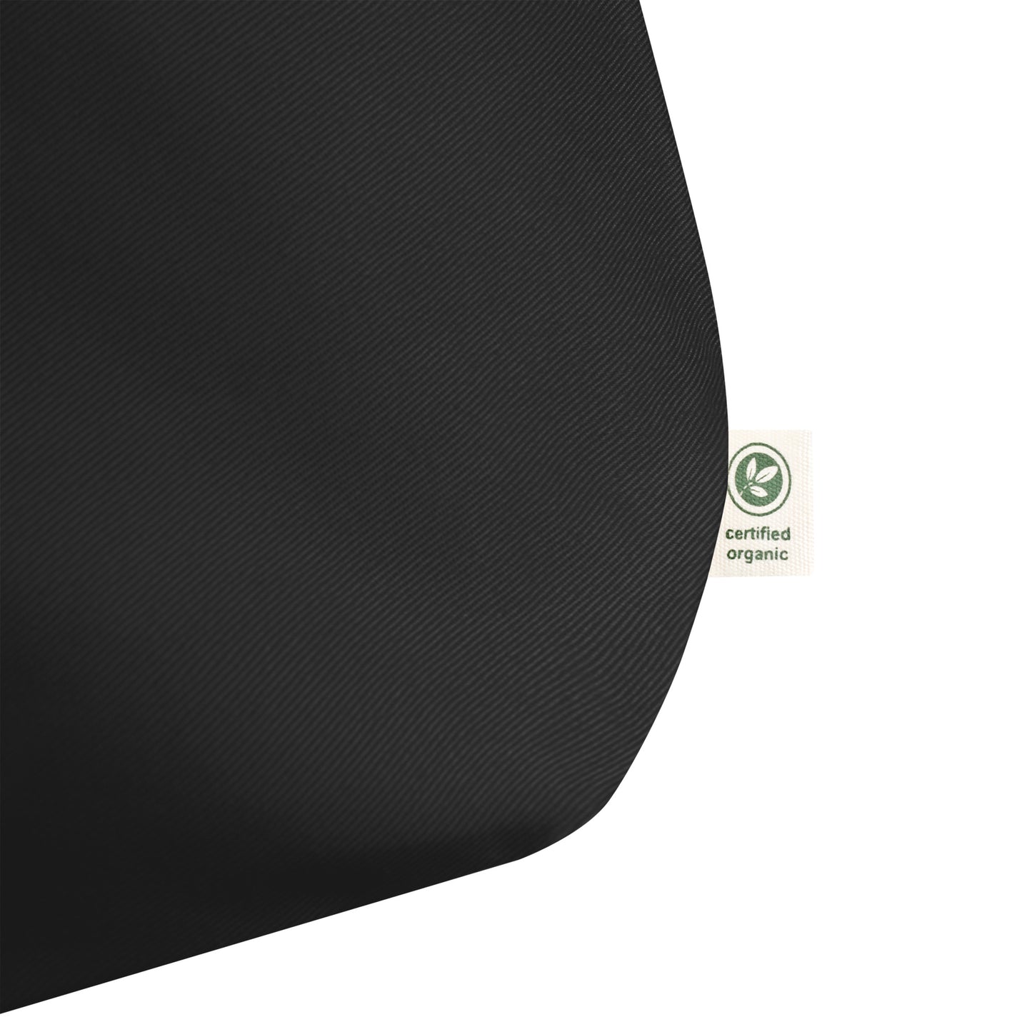 Large Tote Bag "SOLACE STABLES" Embroidered in Classic White on Basic Black