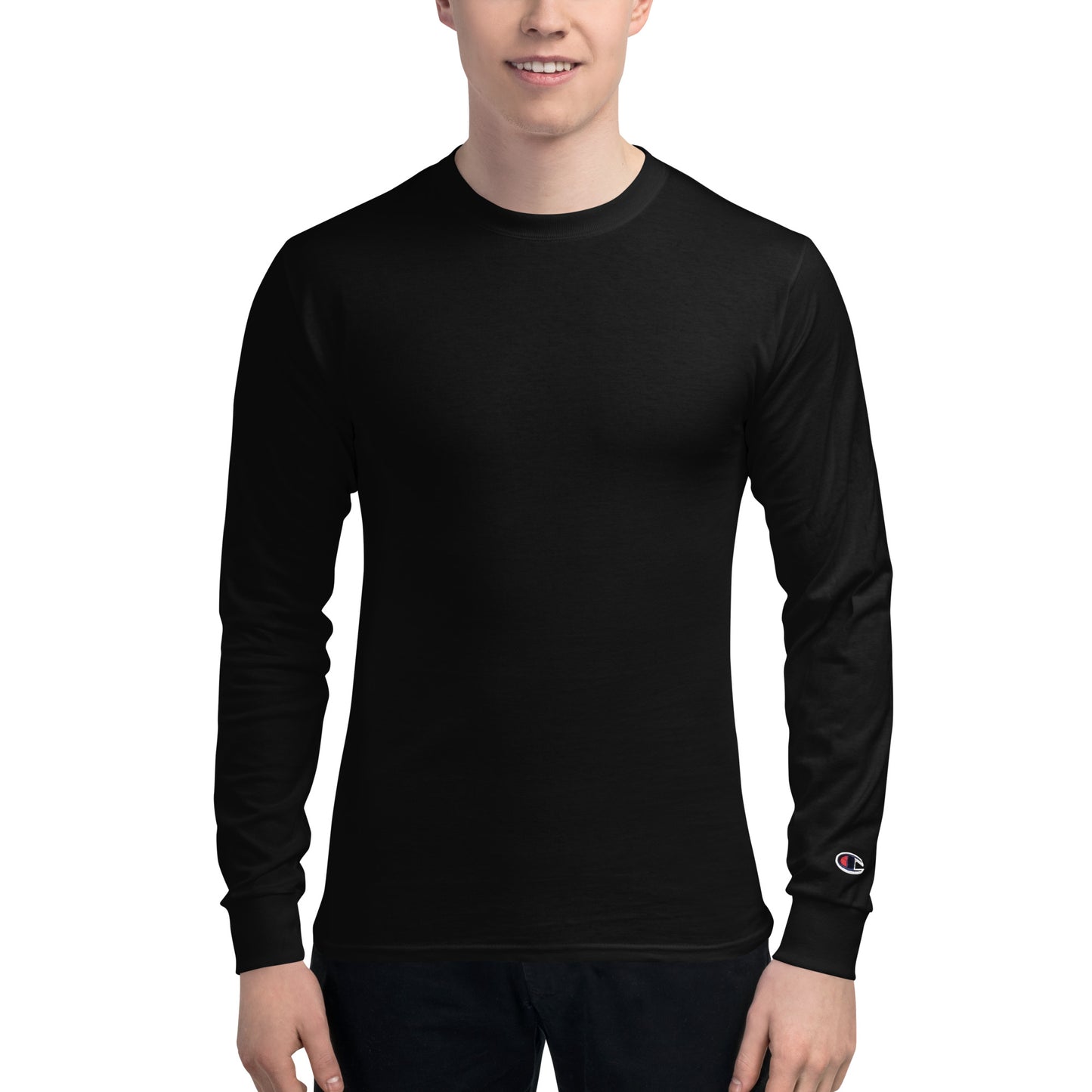 Men's Long-Sleeved Shirt "TAVERNA RODOS" Printed on Back in Classic White or Basic Black