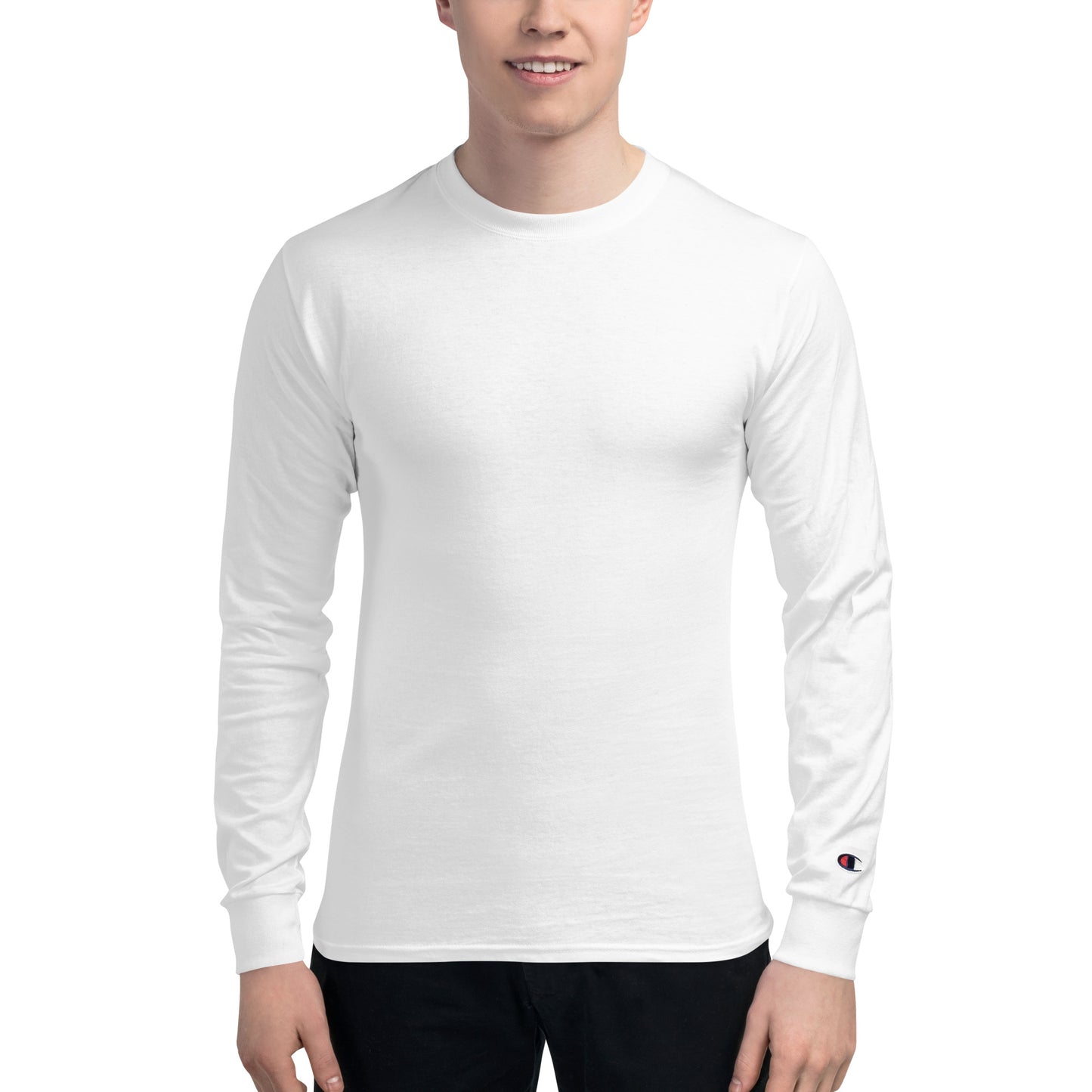 Men's Long-Sleeved Shirt "TAVERNA RODOS" Printed on Back in Classic White or Basic Black