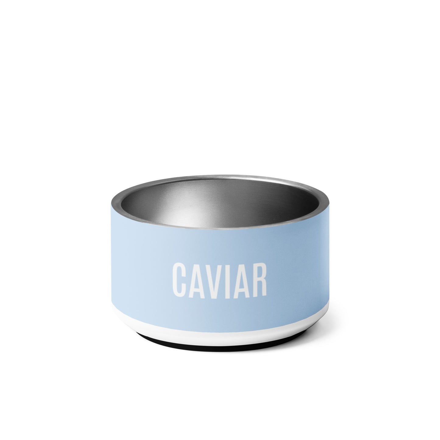 Pet Bowl "CAVIAR" in Blue Bubblegum