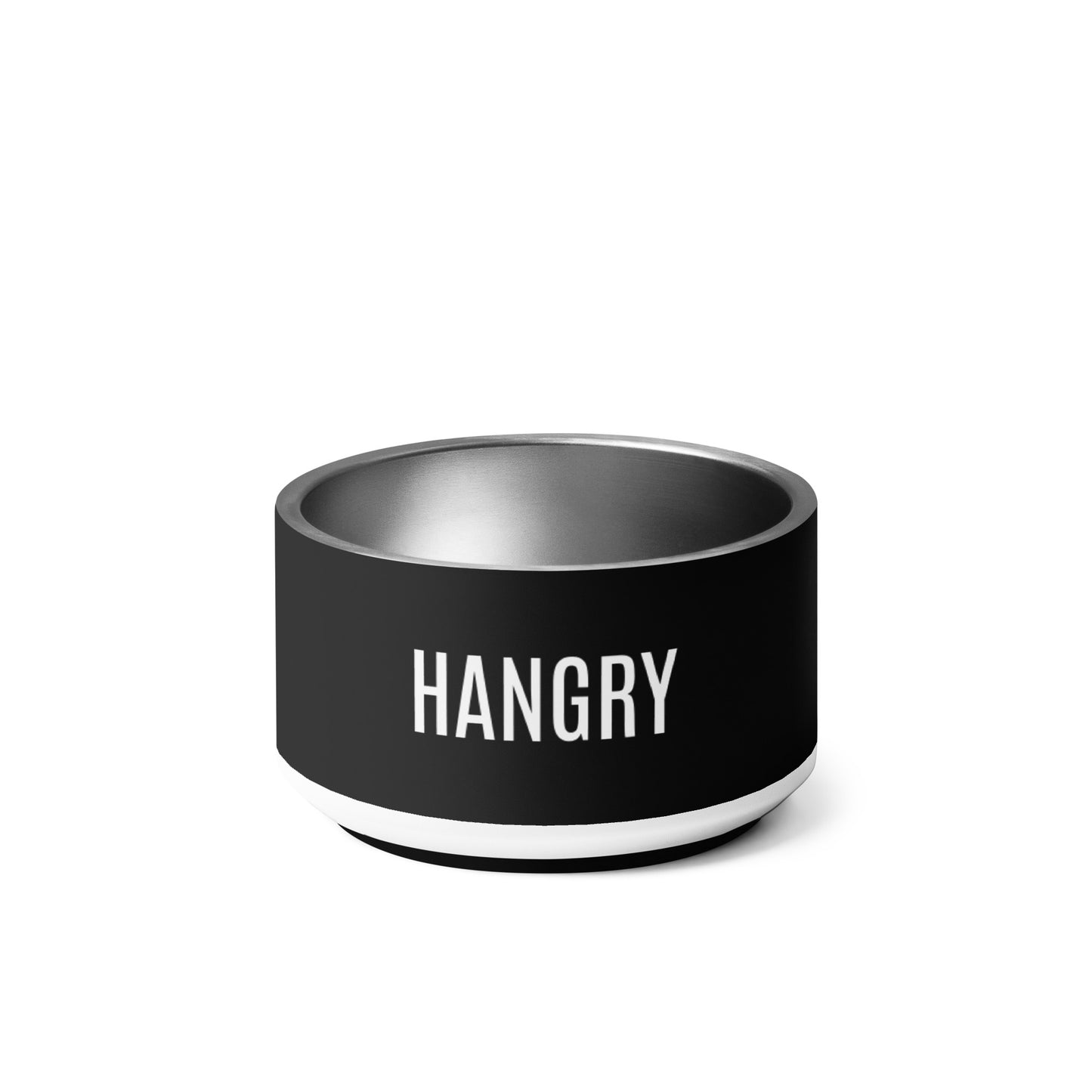 Pet Bowl "HANGRY" in Basic Black