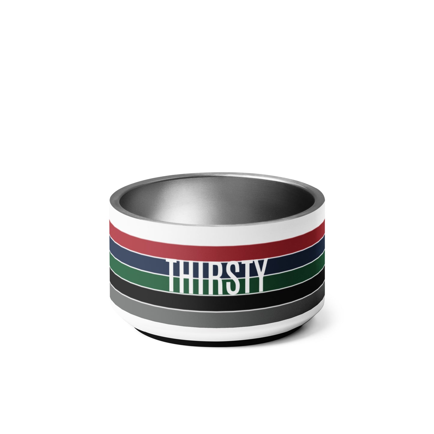 Pet Bowl "THIRSTY" in Francis XI Classic Colours