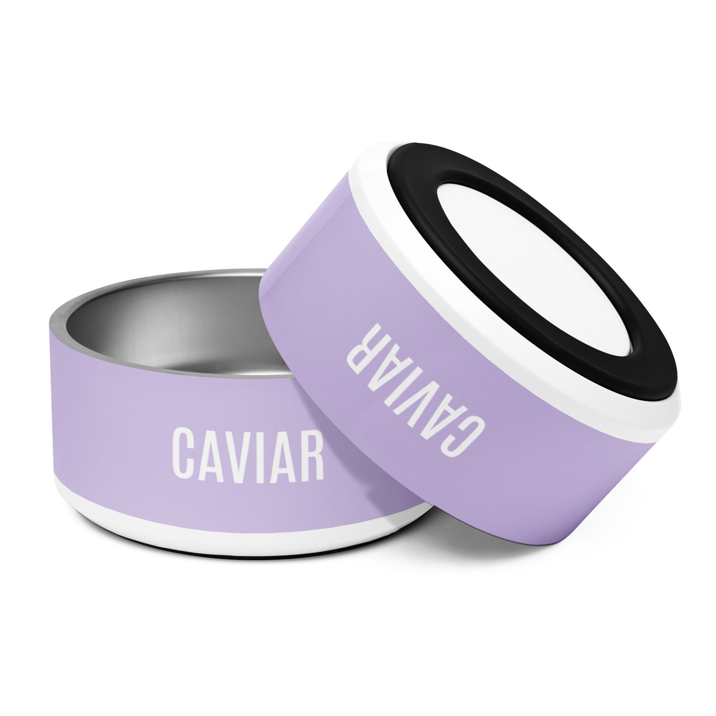 Pet Bowl "CAVIAR" in Grape Taffy