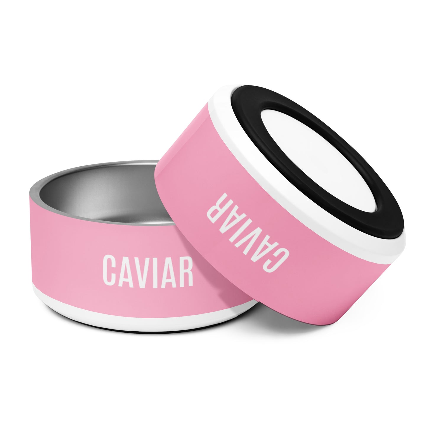 Pet Bowl "CAVIAR" in Cotton Candy