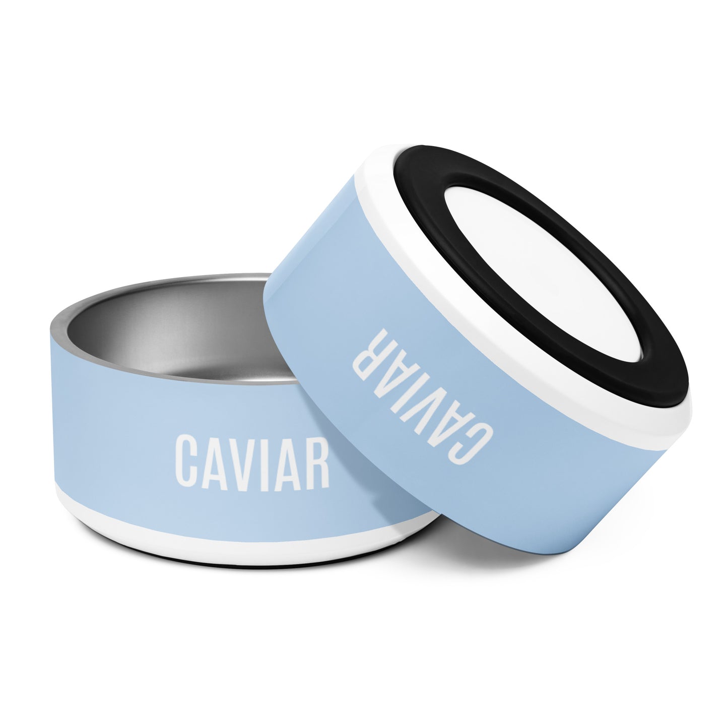 Pet Bowl "CAVIAR" in Blue Bubblegum
