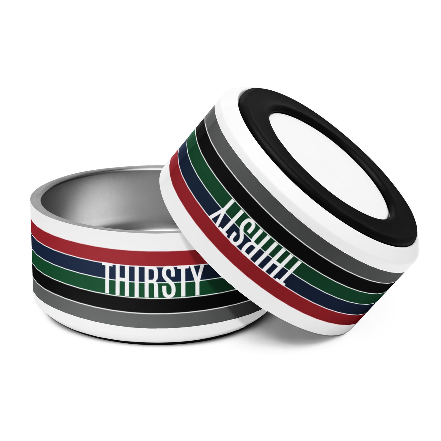 Pet Bowl "THIRSTY" in Francis XI Classic Colours