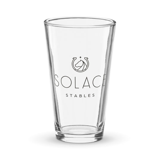 Pint Glass "SOLACE STABLES"