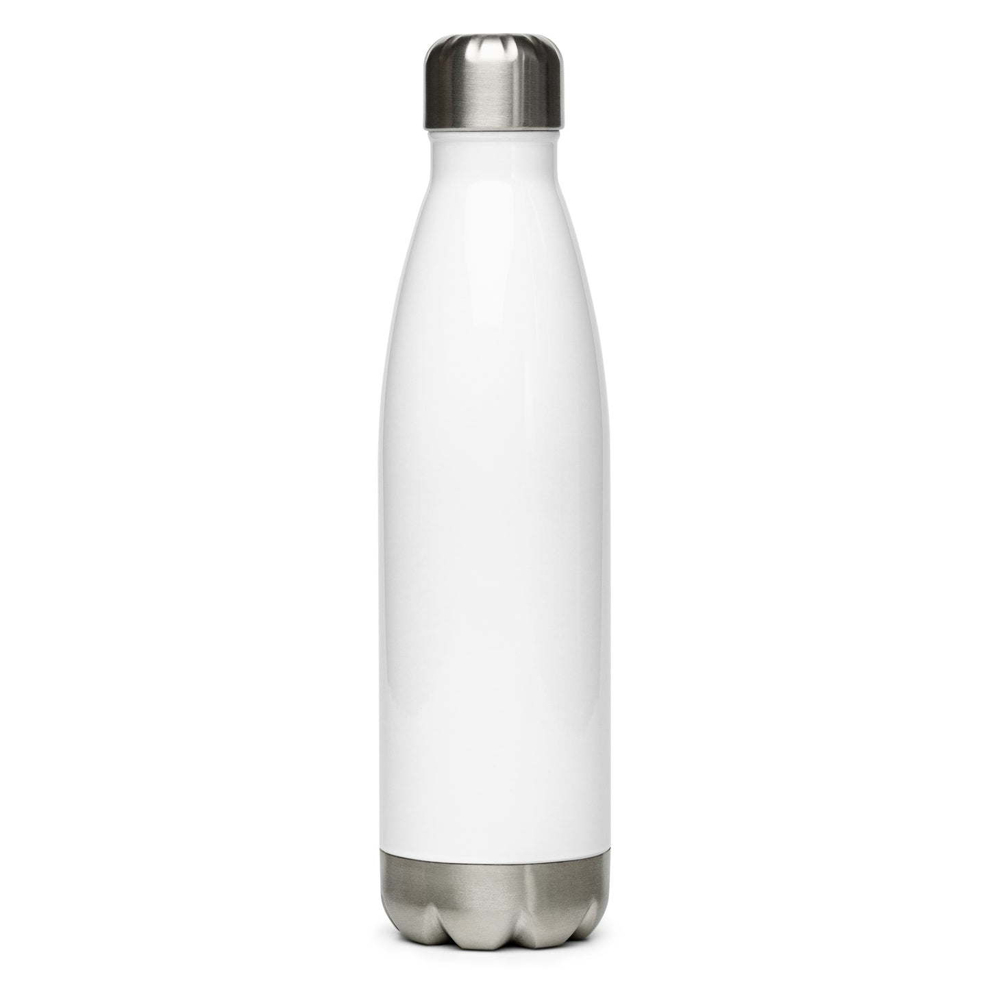 Stainless Steel Water Bottle "GOOD TYME STABLES" in Basic Black on Classic White