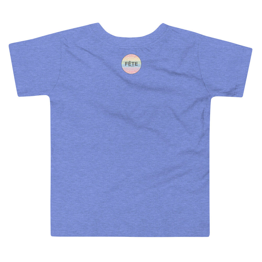 Children's T-Shirt "HEADINGLEY, MB" Embroidered in Storm Grey on Classic White, Blue or Pink