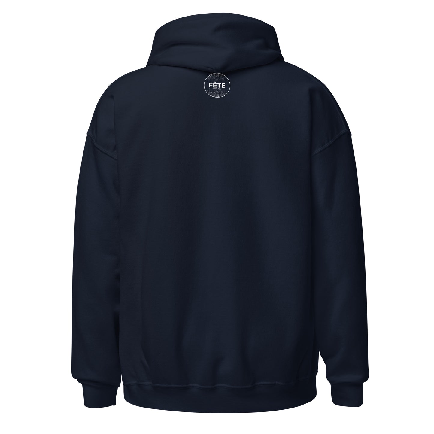 Adult Traditional Hoodie "SOLACE STABLES" Embroidered in Classic White on Basic Black or French Navy