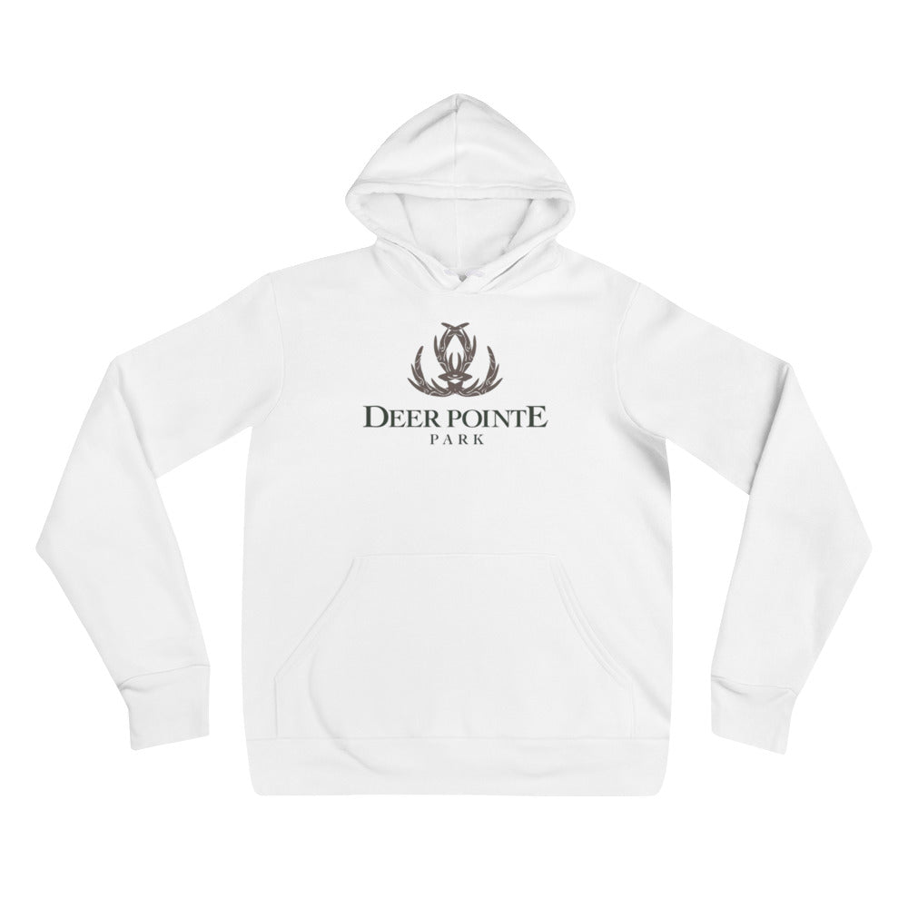 Adult Hoodie "DEER POINTE PARK" on Basic Black or Classic White
