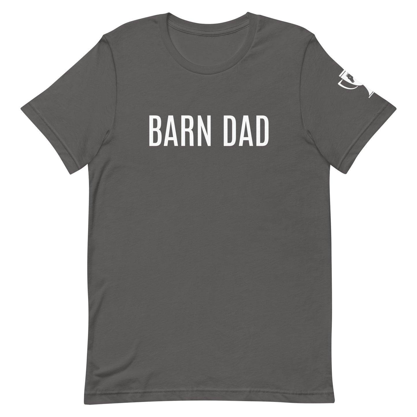 Men's T-Shirt "BARN DAD" in Basic Black, French Navy, Canadian Red, Racing Green or Storm Grey