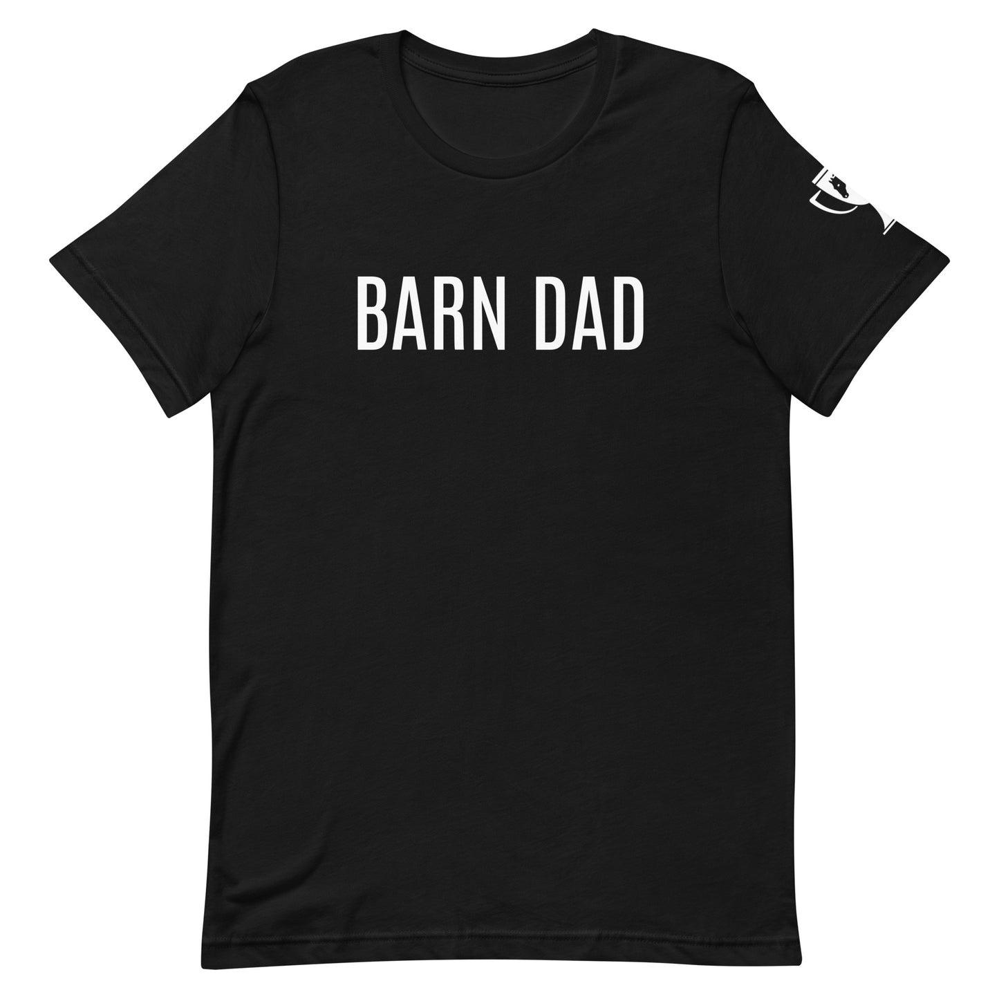 Men's T-Shirt "BARN DAD" in Basic Black, French Navy, Canadian Red, Racing Green or Storm Grey