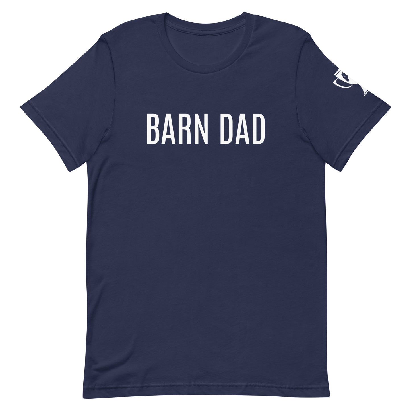 Men's T-Shirt "BARN DAD" in Basic Black, French Navy, Canadian Red, Racing Green or Storm Grey